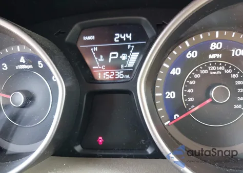 2014 Hyundai Elantra Se from USA, damaged, VIN 5NPDH4AEXEH449479